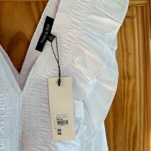 White Strut & Bolt blouse, size Medium